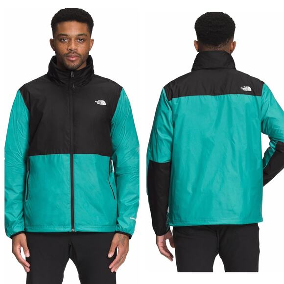 THE NORTH FACE Alamosa Wind Jacket in Black/Porcelain Green Size XXL - Picture 1 of 9